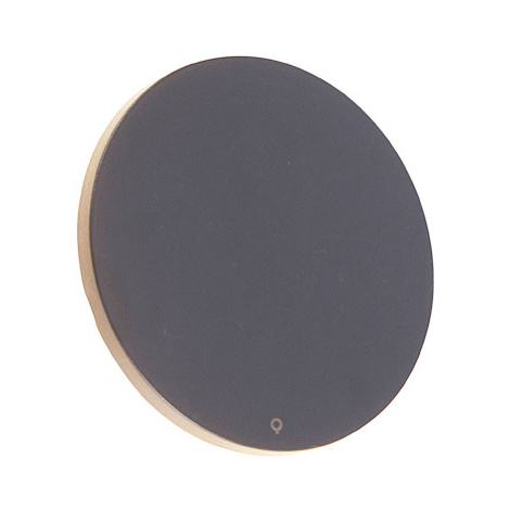 Dizajnové nástenné svietidlo šedé 16,5 cm vrátane LED - Skyf QAZQA