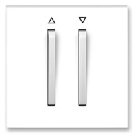 Kryt ovládaca žalúzií tlacidlový biela/biela ladová Neo (ABB)