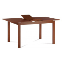 AUTRONIC BT-6777 TR3 Jedálenský stôl rozkladací 120+30x80x74 cm, doska MDF, dyha, nohy masív, tm