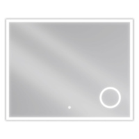MEXEN - Kala zrkadlo s osvetlením s kozmetickým zrkadlom 100 x 80 cm, LED 600 9820-100-080-611-0
