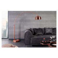 LuxD 16777 Dizajnová stojanová lampa Arch medená Stojanové svietidlo