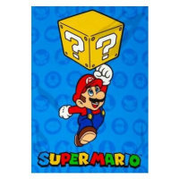 Super Mario: Reaching For A Blok – fleece deka