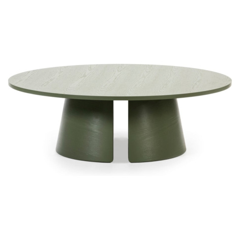 Zelený konferenčný stolík Teulat Cep, ø 110 cm