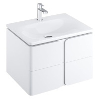 Kúpeľňová skrinka pod dosku Ravak Balance 80x50x46 cm biela lesk X000001368