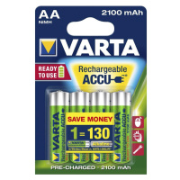 Accu R2U AA/4 HR6 2100mAh bat. VARTA