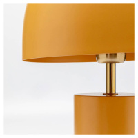 Stolná lampa KARE Loungy, oranžová, oceľ, výška 38 cm