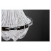 LuxD 24901 Dizajnová stojanová lampa Kingdom 189 - 204 cm strieborná Stojanové svietidlo