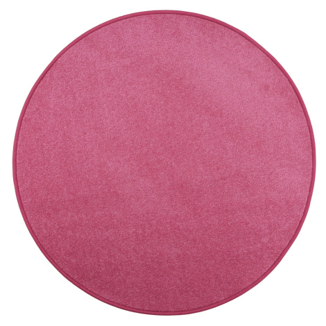 Kusový koberec Eton růžový 11 kruh - 80x80 (průměr) kruh cm Vopi koberce