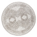 Krémovo-hnedý okrúhly vonkajší koberec ø 140 cm Gemini – Elle Decoration