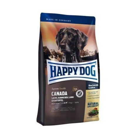 Happy Dog SUPER PREMIUM-Supreme SENSIBLE-Canada losos, králik, jahňa granule pre psy 1kg