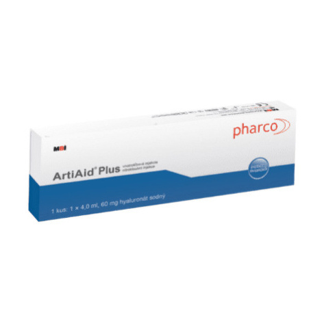 ARTIAID Plus vnútrokĺbová injekcia predplnená 60 mg hyaluronát sodný 4 ml