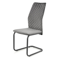 Sconto Jedálenská stolička SCK-444 sivá/čierna