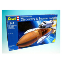 Plastic ModelKit vesmír 04736 - Space Shuttle Discovery+Booster Rockets (1:144)