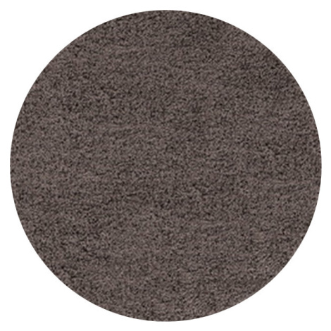 Kusový koberec Life Shaggy 1500 taupe kruh - 80x80 (průměr) kruh cm Ayyildiz koberce