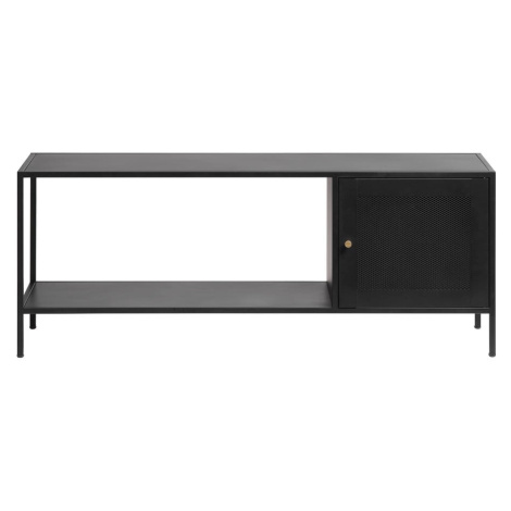 Čierna kovová knižnica 120x47 cm Malibu - Unique Furniture