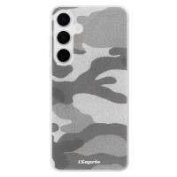 Odolné silikónové puzdro iSaprio - Gray Camuflage 02 - Samsung Galaxy S24+