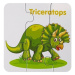 mamido Vzdelávacie puzzle Anglickí dinosaury 10 spojení