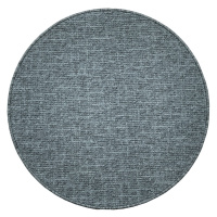 Kusový koberec Alassio modrošedý kruh - 67x67 (průměr) kruh cm Vopi koberce