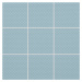 Mozaika Rako Color Two svetlo modrá 10x10 cm reliéfna GRS0K603.1