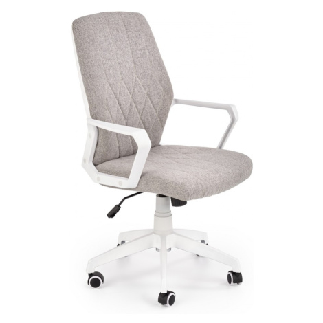Kancelárska stolička Spiolla sivá/biela Halmar