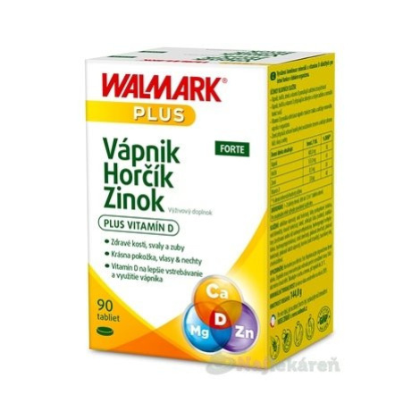 WALMARK Vápnik Horčík Zinok FORTE, 90 tbl