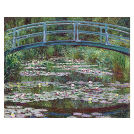 Reprodukcia obrazu Claude Monet - The Japanese Footbridge, 50 × 40 cm Fedkolor