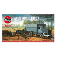 Classic Kit VINTAGE military A02315V - PAK 40 Gun & Truck (1:76)