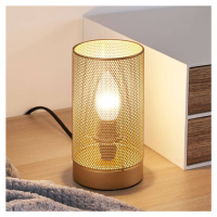 Pauleen Mesh stolová lampa, zlatá