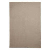 Svetlohnedý umývateľný koberec z recyklovaných vlákien 120x170 cm Flores – Think Rugs