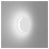 Nástenné svietidlo Egger LED Orbit, biele, Ø 25 cm, hliník, 2 700 K