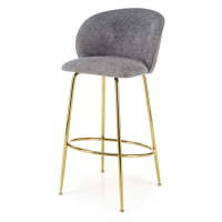 Sconto Barová stolička SCH-116 sivá/zlatá