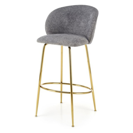 Sconto Barová stolička SCH-116 sivá/zlatá Houseland