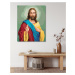 Maľovanie podľa čísel - JEŽIŠ KRISTUS Rámovanie: bez rámu a bez vypnutia plátna, Rozmer: 40x50 c
