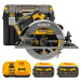 DEWALT 54V XR FLEXVOLT Aku kotúčová píla 190 x 30 mm, 2x 6,0 Ah DCS579T2-QW