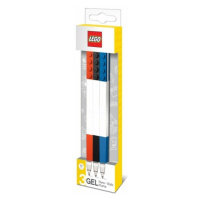 LEGO® Stationery Gelové perá, mix farieb - 3 ks