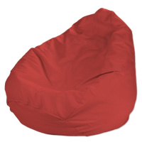 Dekoria Poťah na sedací vak bez výplne, červená, vak Ø80 x 115 cm, Loneta, 133-43