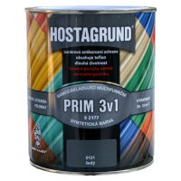 HOSTAGRUND 3v1 PRIM S2177 - Jednovrstvá farba na kov 0,6 l 0280 - hnedá tmavá