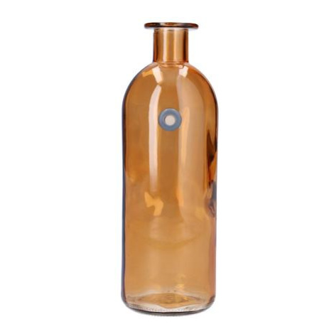 DUIF Sklenená váza fľaša WALLFLOWER 20,5cm terra Duifs