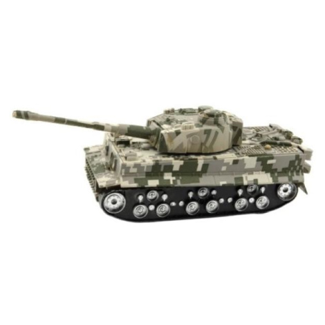 Tank RC TIGER I plast 25cm na batérie so zvukom so svetlom Teddies