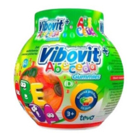 VIBOVIT+ Abeceda gummies želé s ovocnou príchuťou 50 kusov