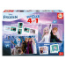 Superpack 4v1 Frozen Educa domino pexeso a puzzle s 25 a 50 dielikmi