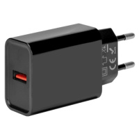 OBAL:ME sieťová nabíjačka USB-A 18W čierna
