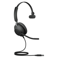 Jabra Evolve2 40 SE/Mono/USB/Drôt/MS/Čierna