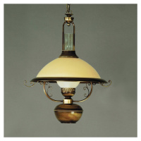 Závesná lampa Valentina vo vzhľade lucerny, 49 cm