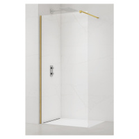 Sprchová zástena Walk-in 130 cm SAT zlatá lesk SATBWI130PRZ