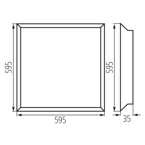 BLINGO TU 48W 6060 NW Panel LED