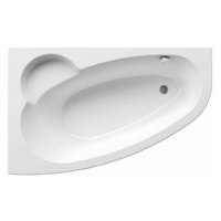 Ravak Asymmetric asymetrická vaňa 160x105 cm akrylát ľavá c461000000 ASY1600L