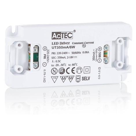 AcTEC Slim LED budič CC 350 mA, 6 W