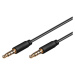 PremiumCord Kábel Jack 3,5mm 4 pinový M/M 2m pre Apple iPhone, iPad, iPod