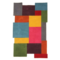 Ručne všívaný kusový koberec Abstract Collage Multi Rozmery koberca: 150x240
